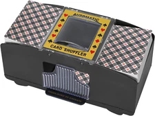 Card Shuffler 2/4/6 Deck | Automatic Electric Playing Card Shuffler | Battery Op