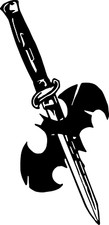 Vinyl Decal Car Truck Sticker Wall Batman Harley Quinn - Joker Knife In Batman