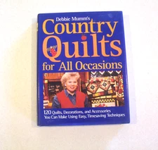 Debbie Mumm's "Country Quilts for All Occasions" Pattern Book Hardback