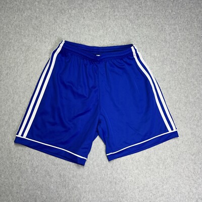 Adidas Aerocool  Athletic Youth Small Drawstring Shorts Blue