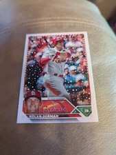 2023 Topps Holiday Nolan Gorman Rookie RC #H18 St. Louis Cardinals