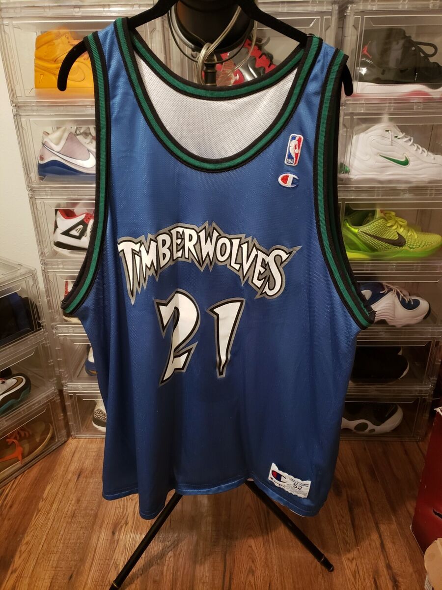 Rare Vintage Kevin Garnett 2000s t shirt NBA Basketball Minnesota  Timberwolves