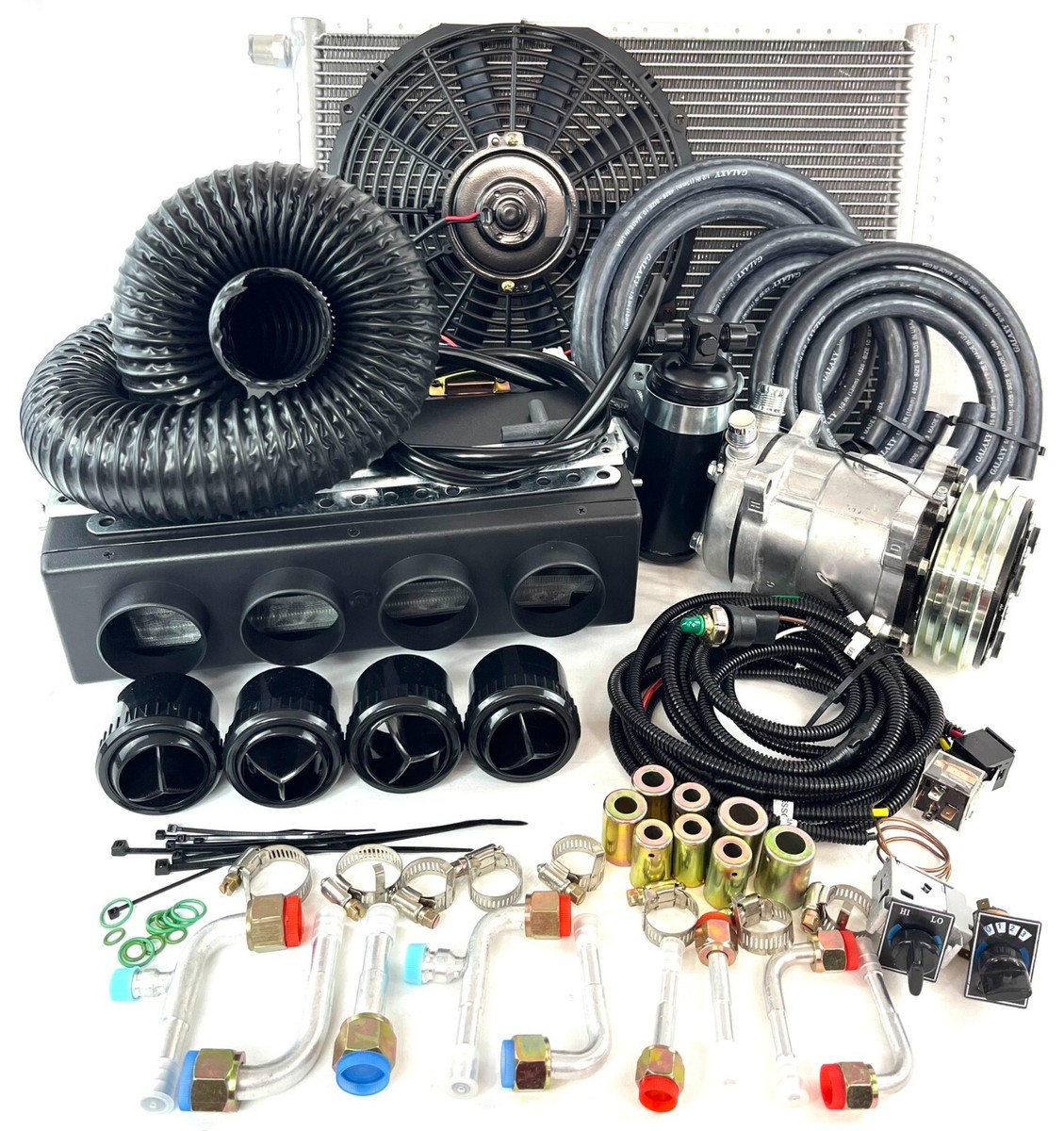 A/C Kit Universal Underdash Evaporator 404-0DC H/C & Elec. Harness