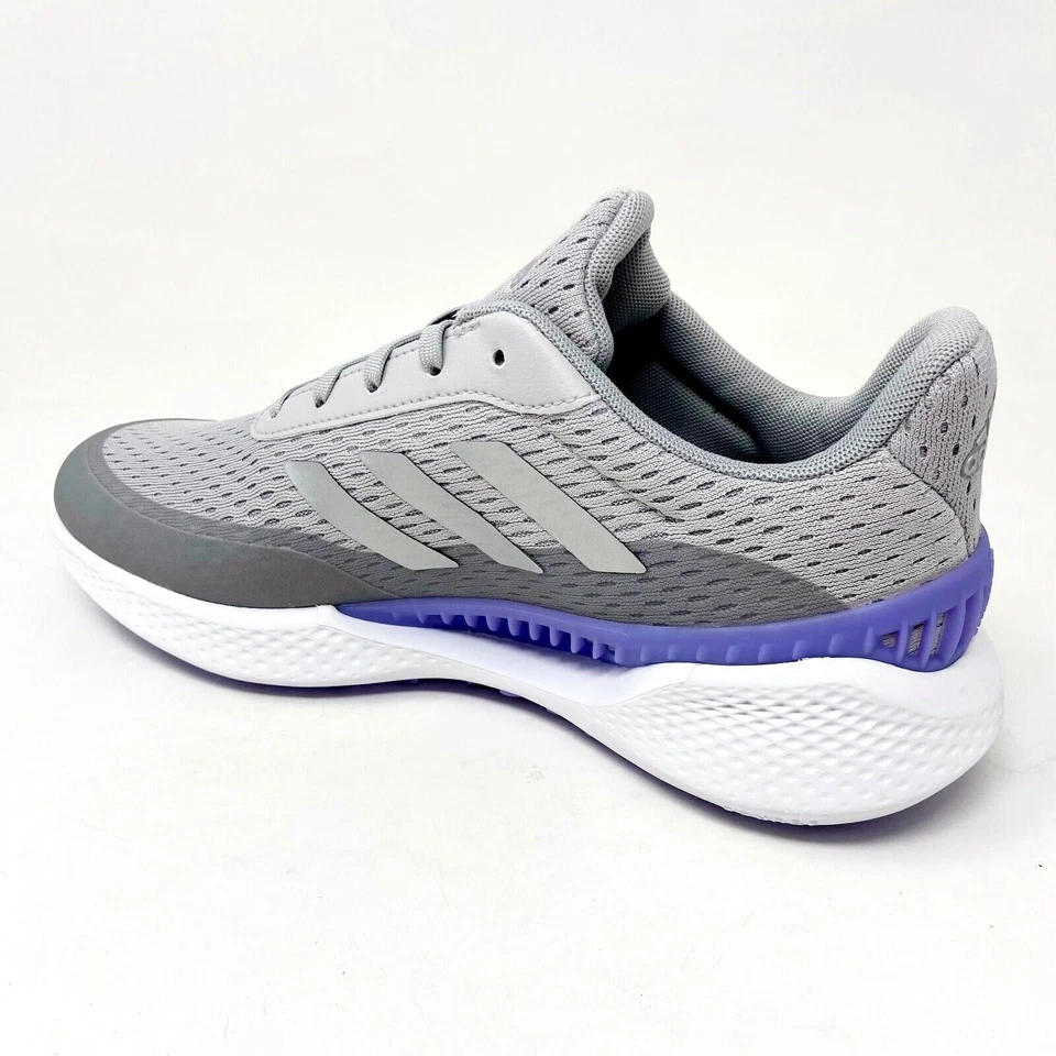 Zapatos de golf Adidas Summervent gris plata púrpura para mujer sin clavos GV9749 Foto 3 de 4