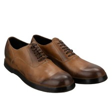 DOLCE & GABBANA Derby Leather Shoes Brown 40 UK 6 US 7