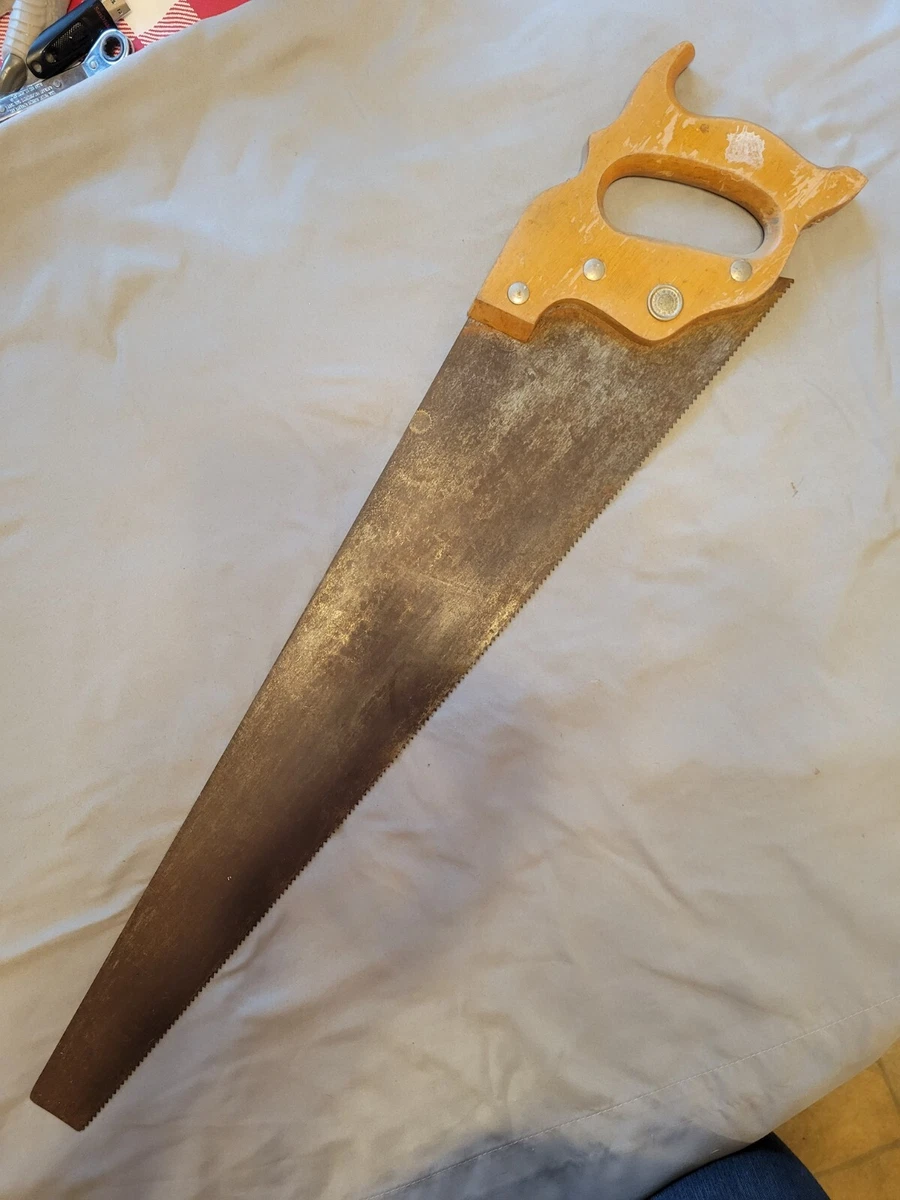 Vintage Warranted Superior Cross Cut Saw 26