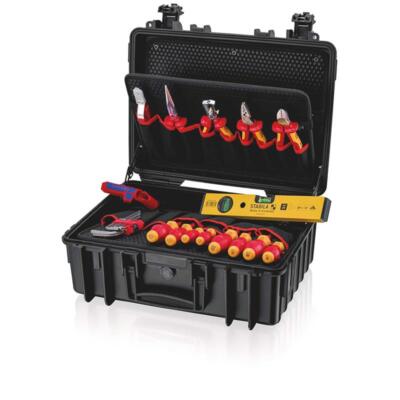 KNIPEX 00 21 34 HL S2 Werkzeugkoffer  Robust23 Start'' Elektro 24-teilig