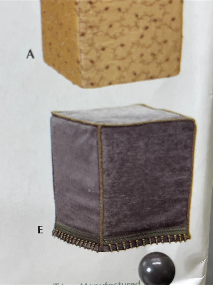 Ottomans 8 Styles UNCUT 2006 Simplicity 0511 4103 Christopher Lowell Collection - Image 4 of 4