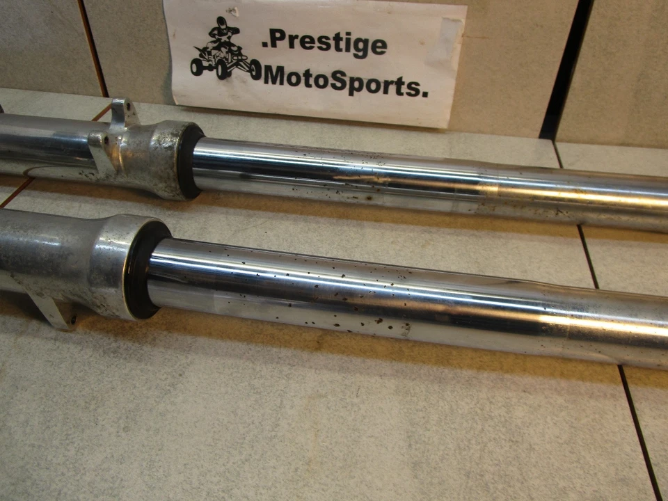 HORQUILLAS DELANTERAS RECTAS! 84-85 yamaha fj1100 fj 1100 suspensión tubo izquierdo derecho Foto 4 de 4