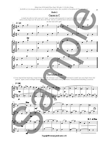 40 Graded Flute Duets (Grades 1 - 5) by Keri Degg - Picture 2 of 2