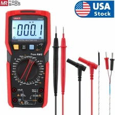 UNI-T TRMS Digital Multimeter AC DC Voltmeter Ammeter Ohmmeter Temp Cap NCV Test