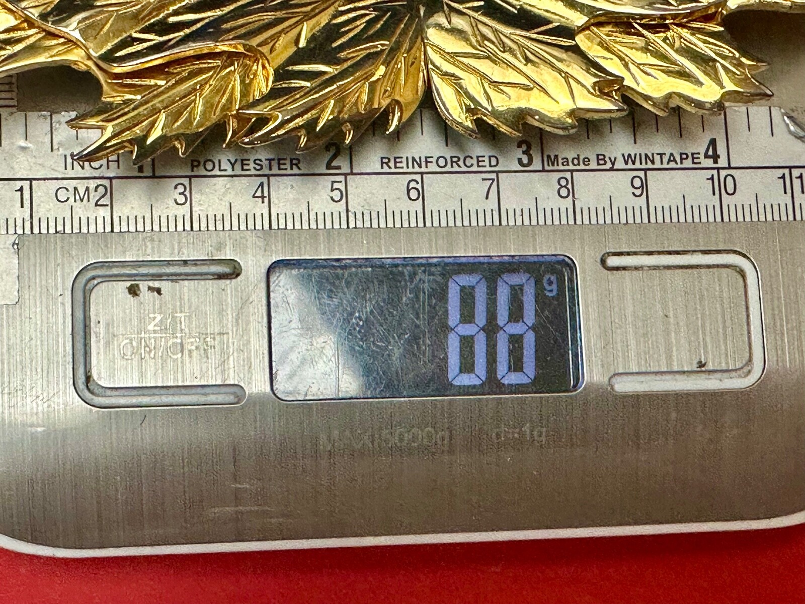 Large Leaf Shaped Dotty Smith - Two Piece Interlo… - image 7