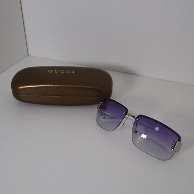 Gucci Sunglasses GG2851/S OSRLF White Purple Gradient Lens Gucci Sunglasses GG2851/S OSRLF White Purple Gradient Lens