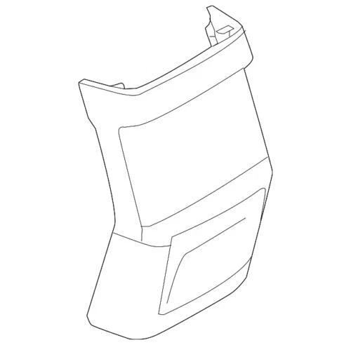 Genuine Ford 2013-2015 Police Interceptor Utility Console Panel DB5Z-78045E24-CA - Image 3 of 4