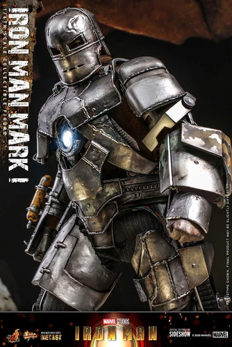 Figura Hot Toys MMS605 D40 Iron Man Mark I 1 Traje Diecast Escala 1/6 12" En Stock - Imagen 7 de 11
