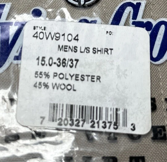 Flying Cross Long Sleeve Poly/Wool Uniform Shirt California Highway Patrol CHP - Image 3 of 4