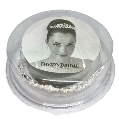 Elegant Wedding Tiara Silver Swarovski Crystals Pearls Bride  display picture 1