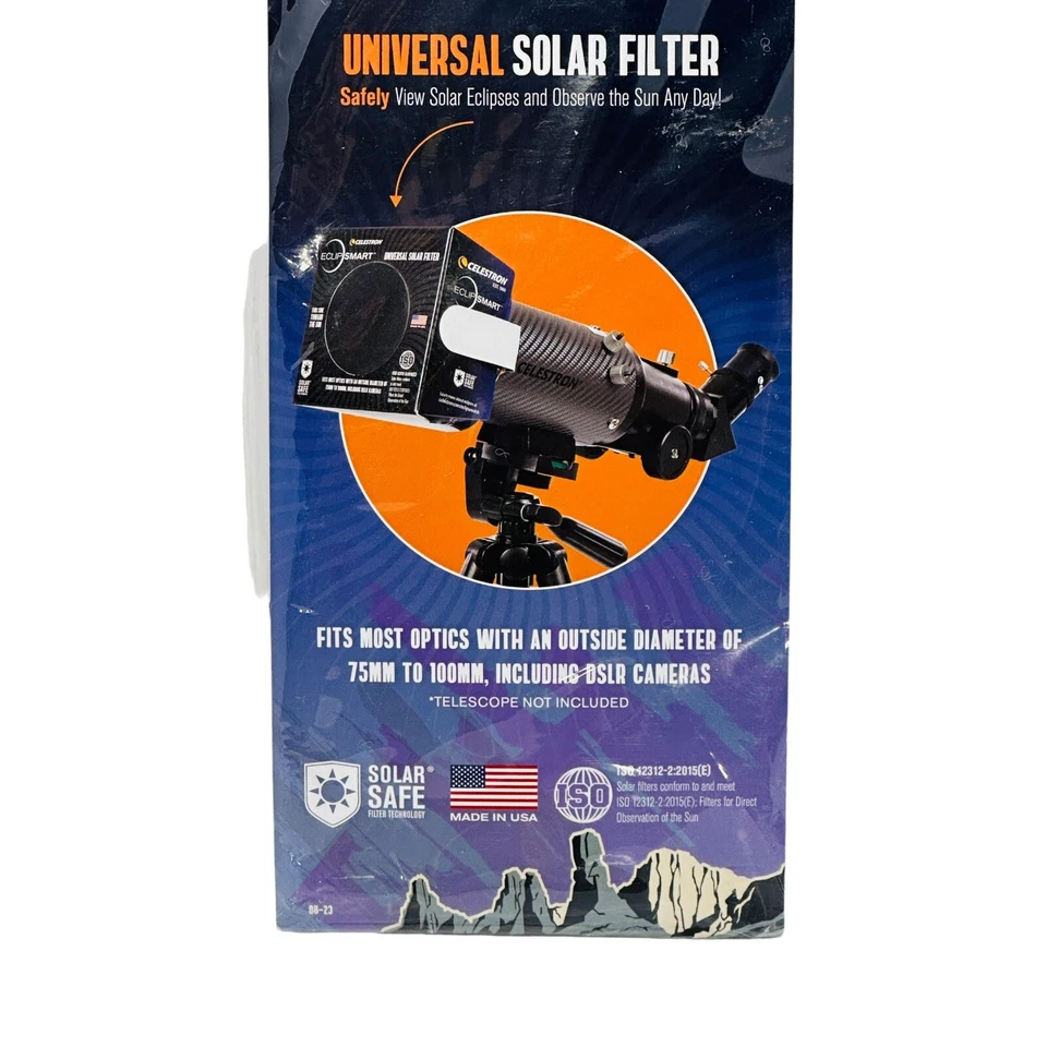 Celestron – Eclipsmart Safe Solar Eclipse Telescope and Camera Filter - Image 3 of 3