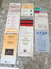 Lot of 27 Sacred/Secular Concert Choral Octavos Plus 2 Collections--2 Part Choir