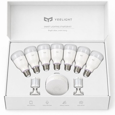 Yeelight Color Bulbs Bundle with Hub and Motion Sensors