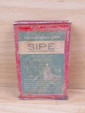 SCATOLA IN LATTA VUOTA PER POLVERE DA SPARO SIPE caccia MILANO senza fumo tiro