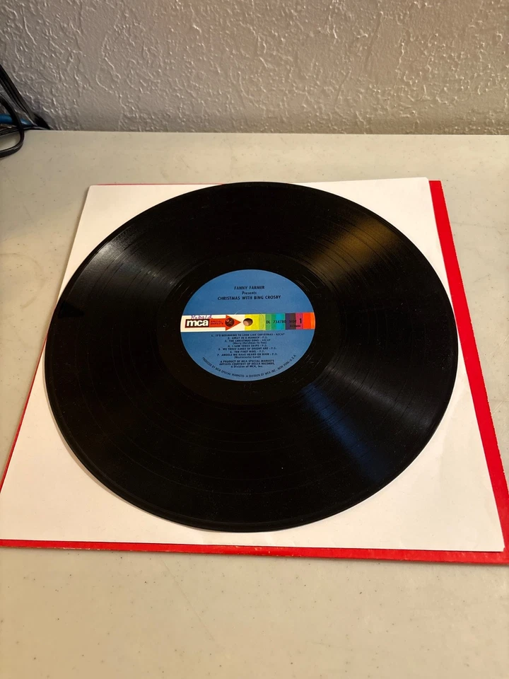 BING CROSBY FANNY FARMER PRESENTS CHRISTMAS VINYL RECORD LP DECCA RECORDS VG+ Foto 3 de 4