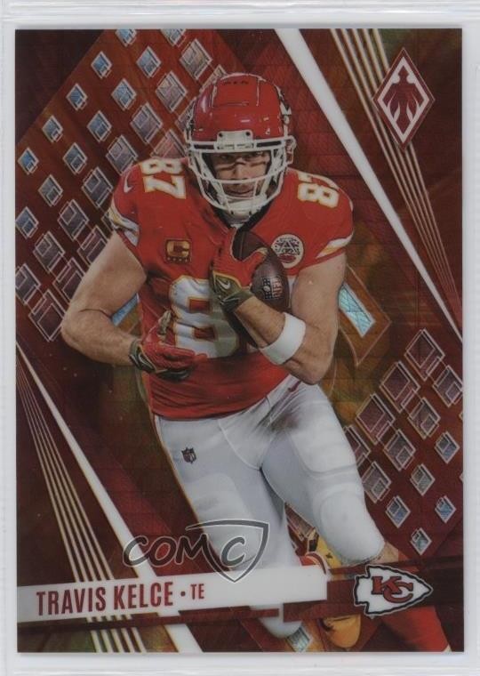 2023 Panini Phoenix Fire Burst SP Variation 241/340 Travis Kelce #93 0g7i