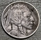 1918d Buffalo nickel, nice original VF Condition, slight obverse spots