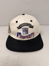 Vintage New York Rangers 1997 Stanley Cup Playoffs Hockey NWT Snapback Logo 7