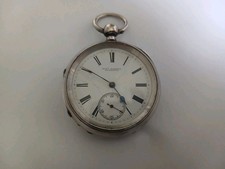 Antique Silver Cased Pocket Watch. Robert Roskell Liverpool 1892. 