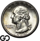 1934-D Washington Quarter, Low Mintage, Solid Gem BU++ Better Date!
