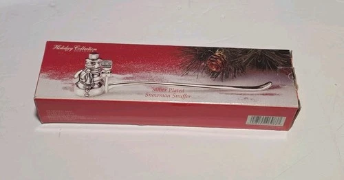 NEW Godinger Silver Plated Snowman Candle Snuffer Christmas Holiday Collection - product listing photo
