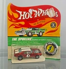 VINTAGE 1970 REDLINE HOT WHEELS RED HEAVY CHEVY SPOILERS IN OPENED BLISTER