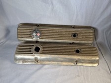 Pair Corvette Camaro L82 Z28 Aluminum Valve Covers 3965543-lh3965544 Rh