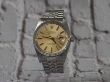 Rolex Datejust 16014 1979 Champagne Tropical Dial Jubilee Cal.3035 Mint 36mm