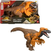Mattel Jurassic World Die Wiedergeburt Wild Roar Utahraptor Dino JGC80 Action