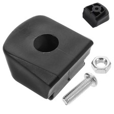 1 Set Reusable Roller Skate Brake Stoppers Black PU Plastic Replacement Pads