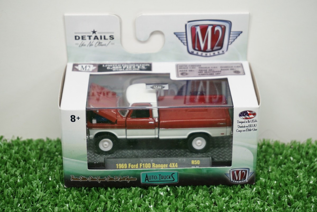 M2 Machines Auto-Trucks 1969 Ford F-100 Ranger 4X4 1/64 | eBay