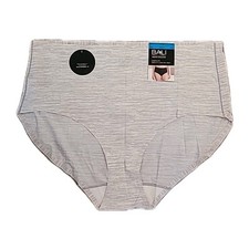 Bali Comfort Revolution Easy Lite Brief. Heather Gray. Sz 9