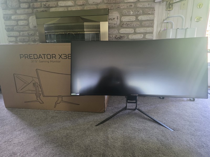 ACER PREDATOR X38S 38 in 3840x1600 @ 175 Hz (1 Dead Pixel Lower Left)