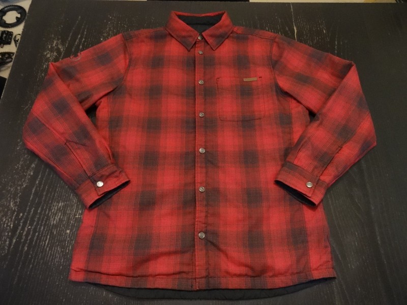 Endura Hummvee Reversible Shacket II Commuting Cycing Jacket - Rust Red Mens XL