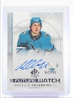 MACKLIN CELEBRINI 2024-25 UD SP AUTHENTIC FUTURE WATCH ROOKIE AUTO /999 Q4920