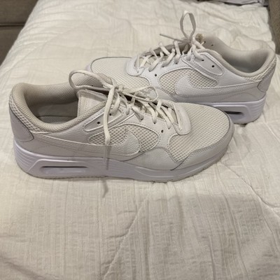 Nike Air Max SC Triple White Photon Dust Women's Sneakers CW4554-101 Mesh