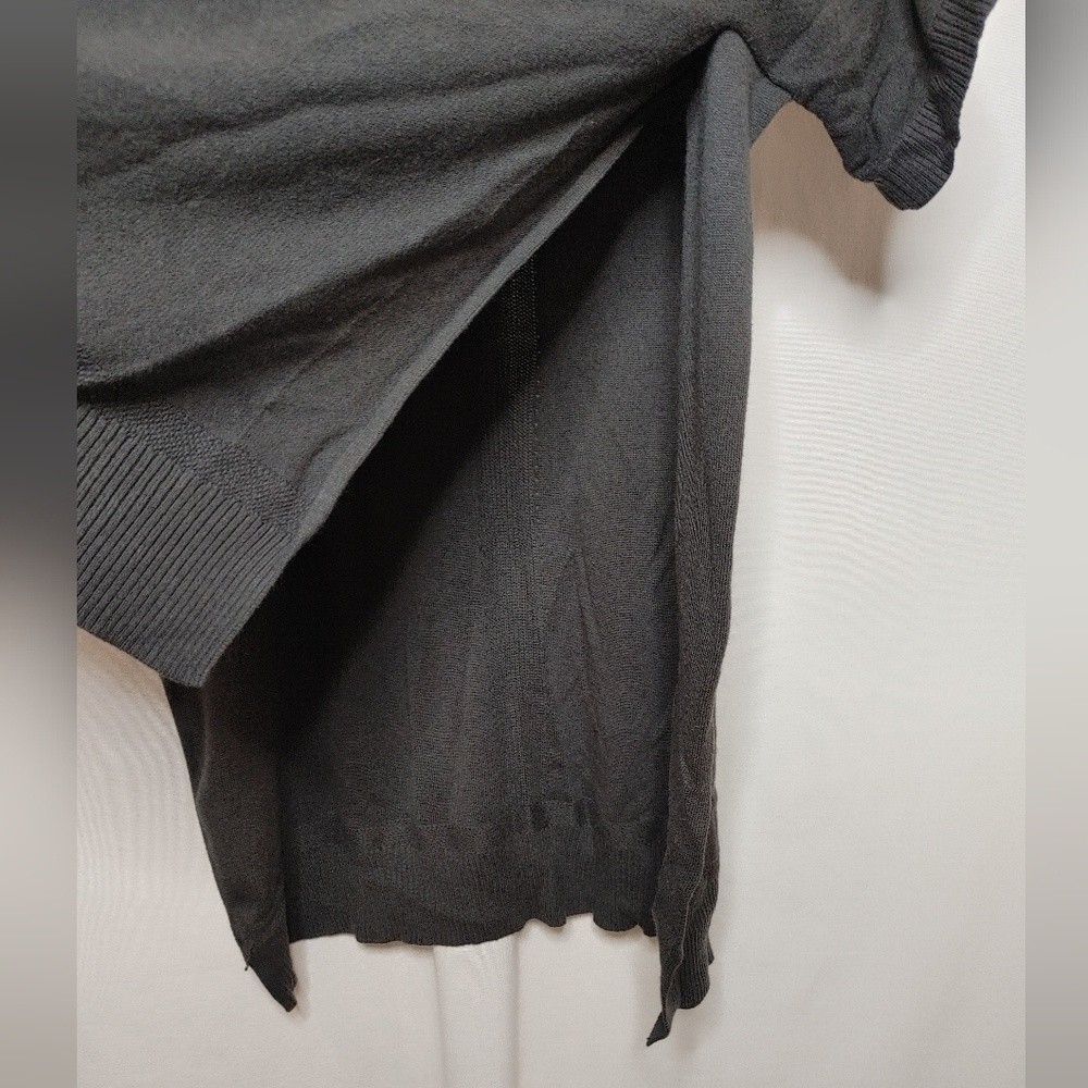 Lululemon Be At Ease Poncho Graphite Grey Pullover Cashmere Blend Knit One Size image 5