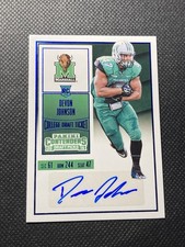 2016 Panini Contenders Draft Picks  Ticket Devon Johnson #142 Blue Foil 