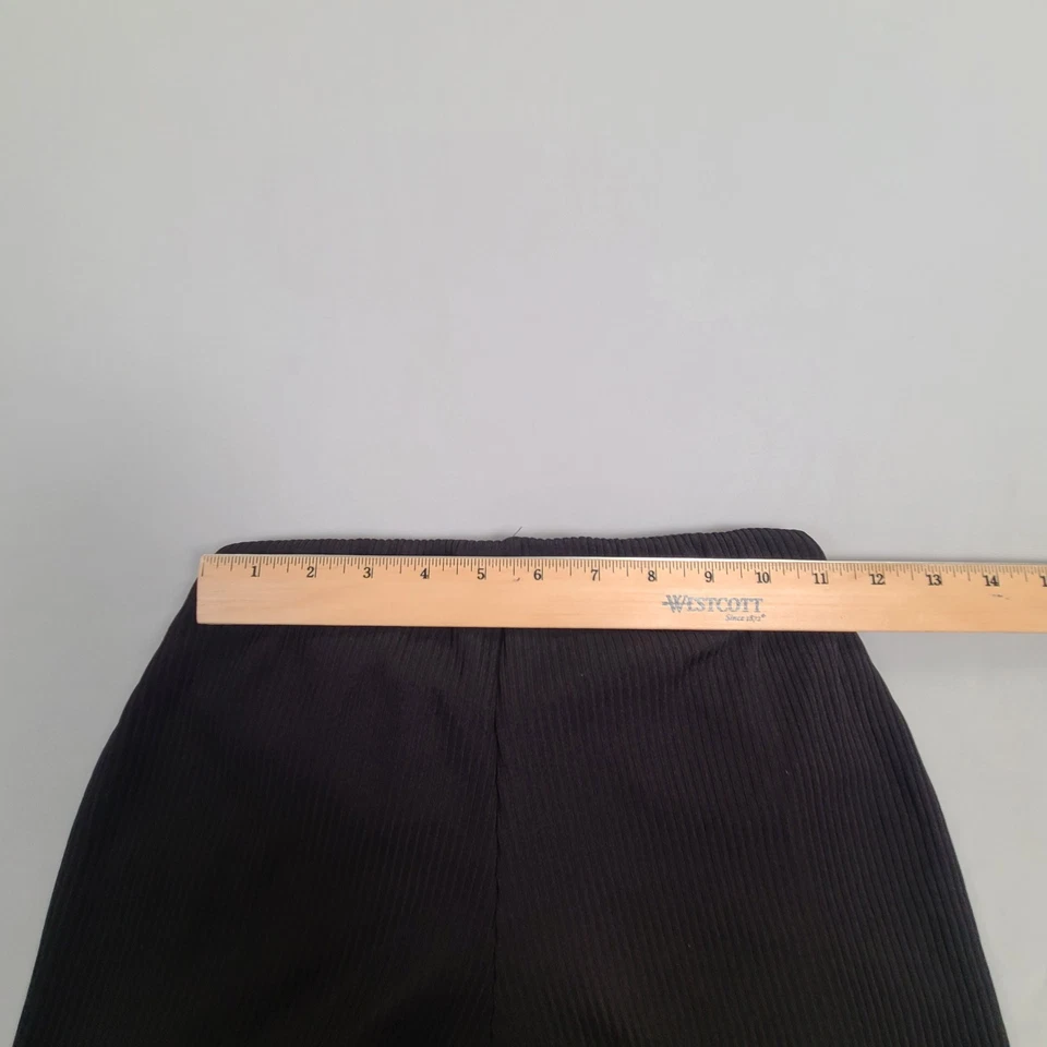 Pantalones H&M Niñas 14 Negros Informales H&M Pantalones Niñas 14 Negros Acanalados Fl Elegante Juventud Foto 3 de 4