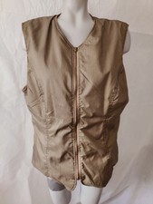 Roche Polartec Tan Women's Reversible Jacket VEST Size XL VINTAGE
