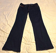 Baby Phat Women  s Blue Dark Wash Denim Bootcut Jeans Stretch 5-Pocket 12