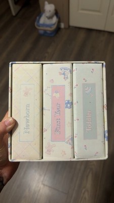 Baby Keepsake Books Set Multicolor Newborn First Year Toddler Album