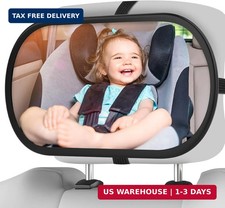 Baby Car Mirror, Safety Car Seat Mirror for Rear Facing Infant, Clear Wide View,